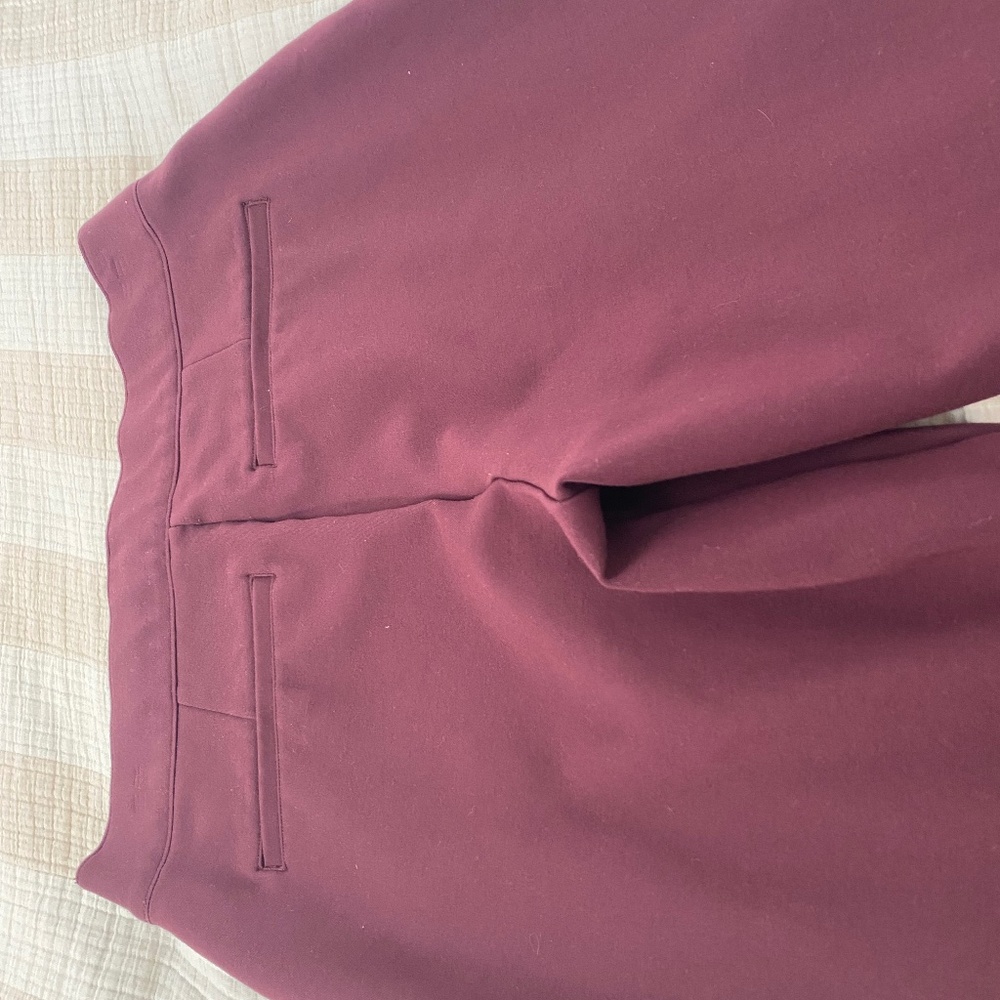 Spanx Pants / Trousers Burgundy / Red Wine Color
